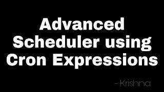 UiPath: Advanced Scheduler using Cron Expressions