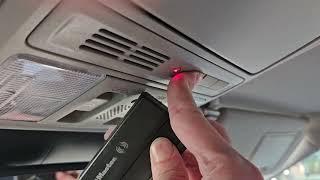 Honda Odyssey Programming HomeLink garage door opener