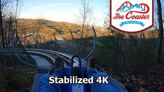 The Coaster at Goats on the Roof (Stabilized 4K POV) - Pigeon Forge