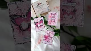 art Trading cards mixed media tutorial #13arts #arttherapy #atc #crafting #tutorial #arttutorial