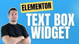 Elementor Text Box Widget 2023 Tutorial (Step by step)