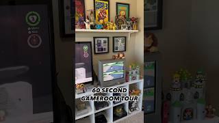 60 Second Gameroom Tour #gameroom #retrogamer #90s