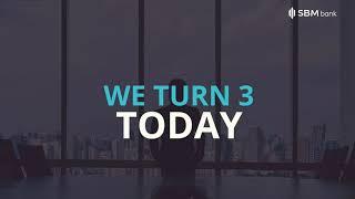 SBM Bank India | 1st December | 3rd Year Anniversary | #3toInfinity