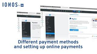 Different payment methods and setting up online payments [MyWebsite Online Store tutorial]