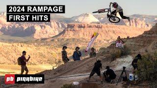 Riders Hitting Their Lines For The FIRST TIME | 2024 Red Bull Rampage