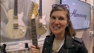 Harmony Guitars  Are Back! At NAMM 2019 | MikesGigTV