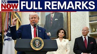 President Trump swears in Jeanine Pirro, discusses Russia & Iran