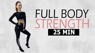 25 MIN FULL BODY STRENGTH WORKOUT / Control Your Body | Katja Seifried