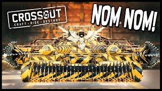 Crossout - ONE HIT KNOCKOUT! Harvester + Explosive Lance + Auger Melee Build! - Crossout Gameplay