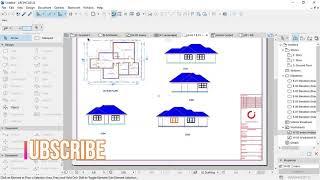 HOW TO PRINT HOUSE PLAN IN ARCHICAD