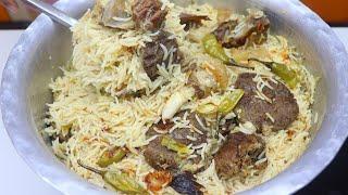 Bade Ka Pulao | Bade Ka Pulao Banane Ki Recipe | Bade Ke Gosht Ka Pulao | Degi Yakhni Pulao Recipe