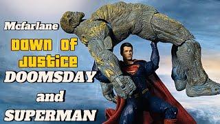 REVIEW Mcfarlane DC Multiverse Batman V Superman: Dawn of Justice Doomsday & Superman Action Figure