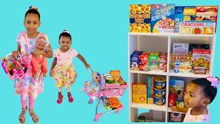 Baby Alive Goes Grocery Shopping | Kel and Kyl's playhouse