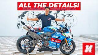 REVEALED! The Motomillion Panigale V4 Tricolore Italia — A Work of ART! | Walkaround