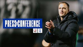 Press Conference | Chris Davies | Crawley Town v Birmingham City