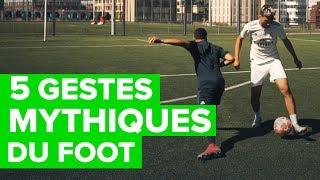 Apprends les 5 DRIBBLES MYTHIQUES du football