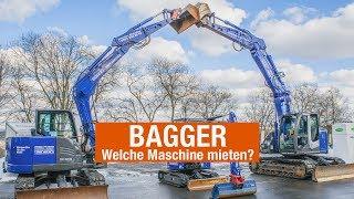 Welchen Bagger für mein Projekt mieten? | BEYER-Mietservice