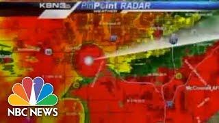 Raw: Tornado Hits TV Station, Weatherman Takes Cover | Archives | NBC News