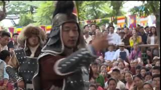 His Holiness the Dalai Lama's 82nd Birthday Celebration at Dharamshala - Mongolian dance performance