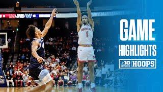 Villanova vs. Maryland | Highlights | Big Ten Men's Basketball | 11/24/2024