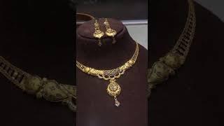 Lightweight Gold Necklace Designs with WEIGHT and PRICE | #manisha  Jewellery Collection