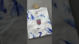 #football 2024 Norway Away White Player Version No. 7 Myrmel Soccer Jersey #soccer #jersey