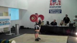 Caleb Clean and Jerk 191kg at the California Strength Open Olympic Weightlifting