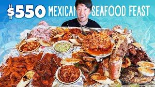 $550 GIANT MEXICAN SEAFOOD FEAST! Spicy LOBSTER & Fried WHOLE FISH