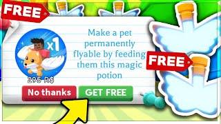 GET A FREE FLY POTION IN ADOPT ME + RIDE POTION GIVEAWAY!- ADOPT ME- ROBLOX