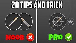 15 TIPS AND TRICKS THAT WILL MAKE YOU PRO IN PUBG/BGMI | NOOB TO PRO | EVERYONE SHOULD KNOW •