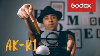 How to turn ANY flash to Godox V1 & Profoto A1 with GODOX AK-R1 Kit | Godox AD200 Pro Accessories