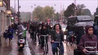 Amsterdam bicycle congestion