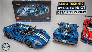 LEGO Technic 42154 Ford GT detailed building review - smaller means better?