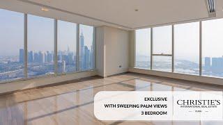 Exclusive|3-Bed Apt with Sweeping Palm Views