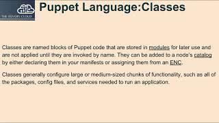 3.1 Puppet Manifest, Puppet DSL language