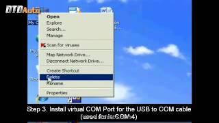 INSTALLING DRIVER FOR DATA USB COM CABLE