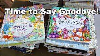 My Adult Colouring Book Collection & Unhaul 2024 - Decluttering the Craft Room Part 4