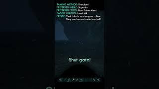 How to Tame a Dunkleosteus Fast Ark Beginner Guide #shorts