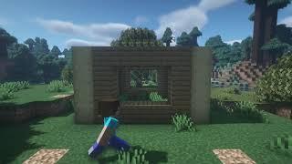 How to Build a Simple Starter House | Minecraft
