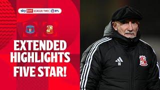 FIVE STAR! | Carlisle United v Swindon Town extended highlights