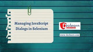 Handling Javascript Alert, Confirmation Box and Prompt in Selenium