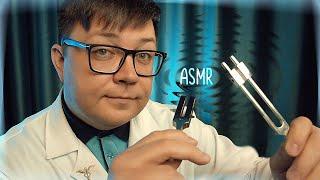 ASMR DOCTOR - Check and adjust your hearing for goosebumps 100% tuning forks