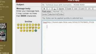 Video Tutorial: Displaying Images on Blood Brothers Outdoors Hunting Forum