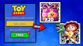 FREE!  x20 LEGENDARY GIFTS & JESSIE |BRAWL STARS QR CODE 2024  || BrawlStars NEW UPDATE