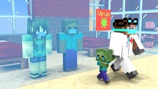 Baby Zombie is Not Infected By Virus - Sad Story - Minecraft Animation