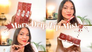 MARs DRIP MIST LIP TINTs vs KOREAN LIP TINTs: Swatches + Review