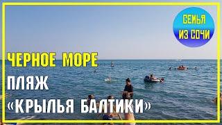 Чёрное море  - пляж "Крылья Балтики" | Субтропический рай в отдельно взятом городе