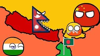 History of Nepal Countryballs