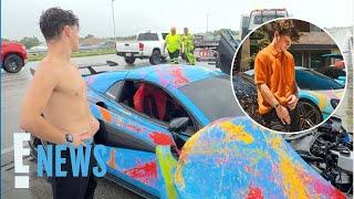 YouTube Star Jack Doherty CRASHES $200,000 Sports Car While Livestreaming | E! News