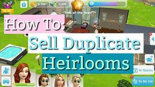 The Sims Mobile: How To View & Sell Heirlooms | XCultureSimsX